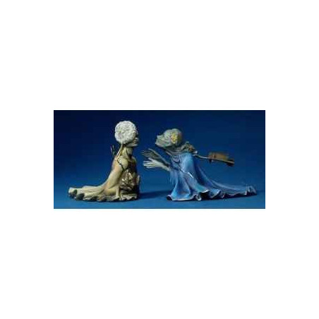 Figurine Artistique Salvador Dali Tristan et Iseult  -SD07