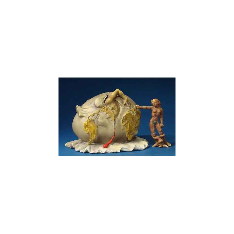 Figurine Artistique Salvador Dali Enfant géopolitique observant la naissance de l'homme nouveau GM  -SD10