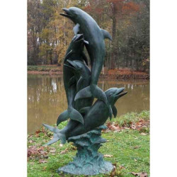 Dauphins (fontaine) -B868 dans Statue et figurine