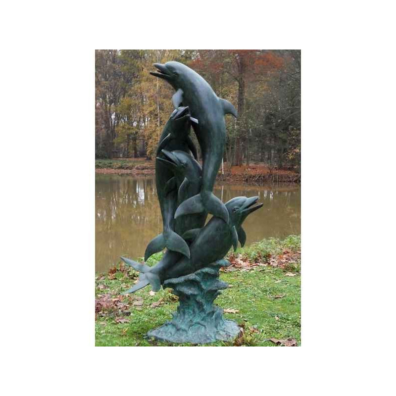 Dauphins (fontaine) -B868 dans Statue et figurine