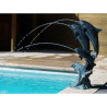3 dauphins/cracheur -OC0075BR-A-F dans Statue et figurine