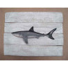 Décors Grand requin blanc sur cadre -CADR36