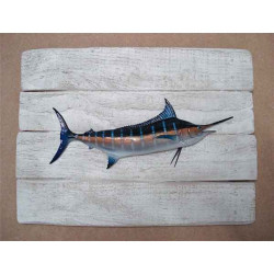 Décors Marlin bleu sur cadre -CADR37