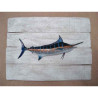 Décors Marlin bleu sur cadre -CADR37