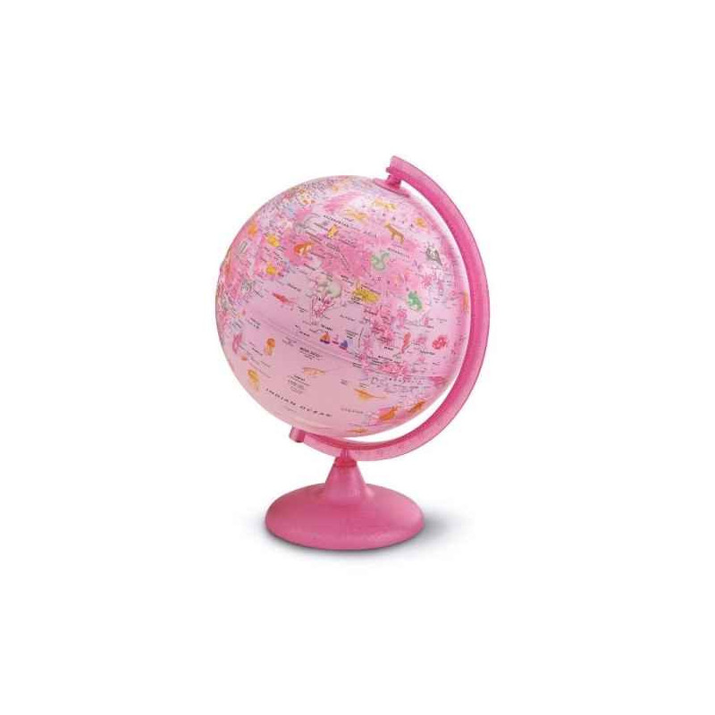 Globe pink zoo boule 25 cm lumineux