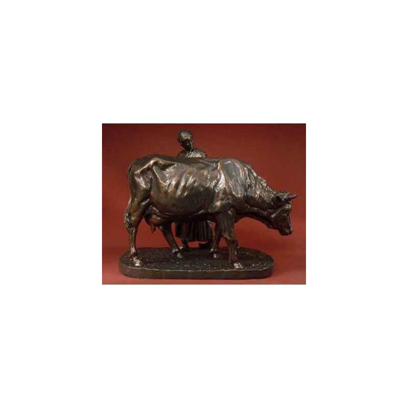 Animaux de la ferme Statuette Vache art animalier Isidore Jules Boneheur bon01 3dMouseion