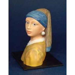 Vermeer, johannes la jeune fille à la perle ver01 3dMouseion