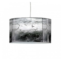 Phare-en-phare propose Lampe suspension marine mouette et vague -ma1519sus