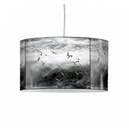 Phare-en-phare propose Lampe suspension marine mouette et vague -ma1519sus