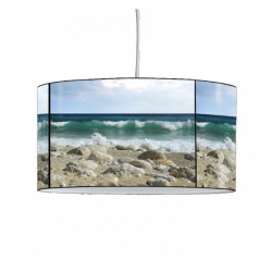 Phare-en-phare propose Lampe suspension marine galets et vague -ma1650sus