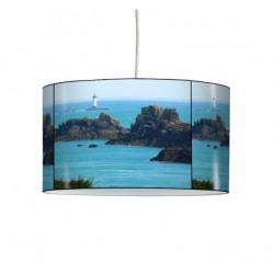 Lampe suspension marine rochers et phare -MA1358SUS dans Décoration de la mer