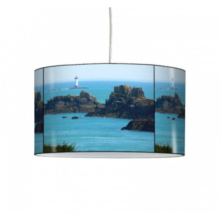Lampe suspension marine rochers et phare -MA1358SUS dans Décoration de la mer