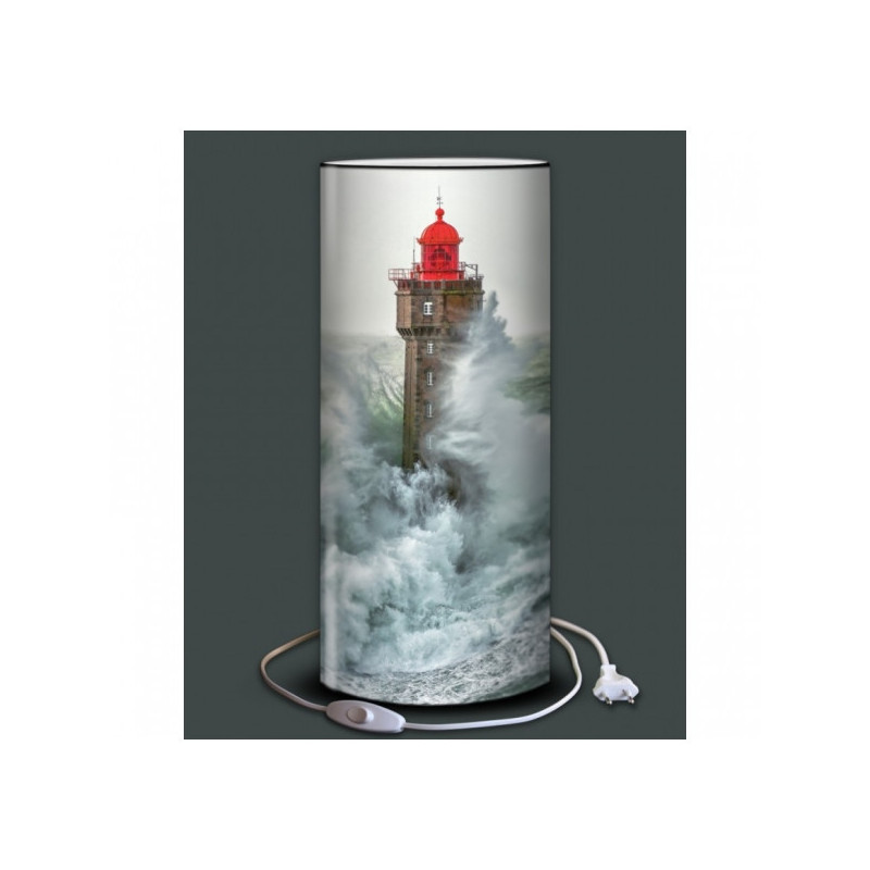 Lampe demoiselle plisson phare de la jument -PL1610 dans Décoration de la mer