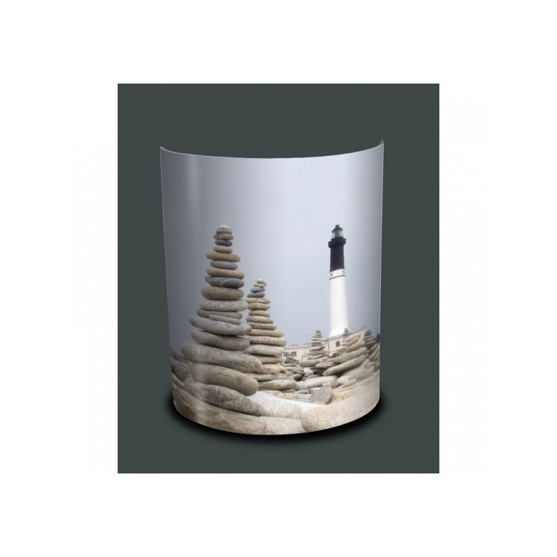 Applique murale phare et galets -MA1422APP dans Décoration de la mer
