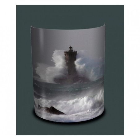 Applique murale phare dans la tempête -MA1505APP