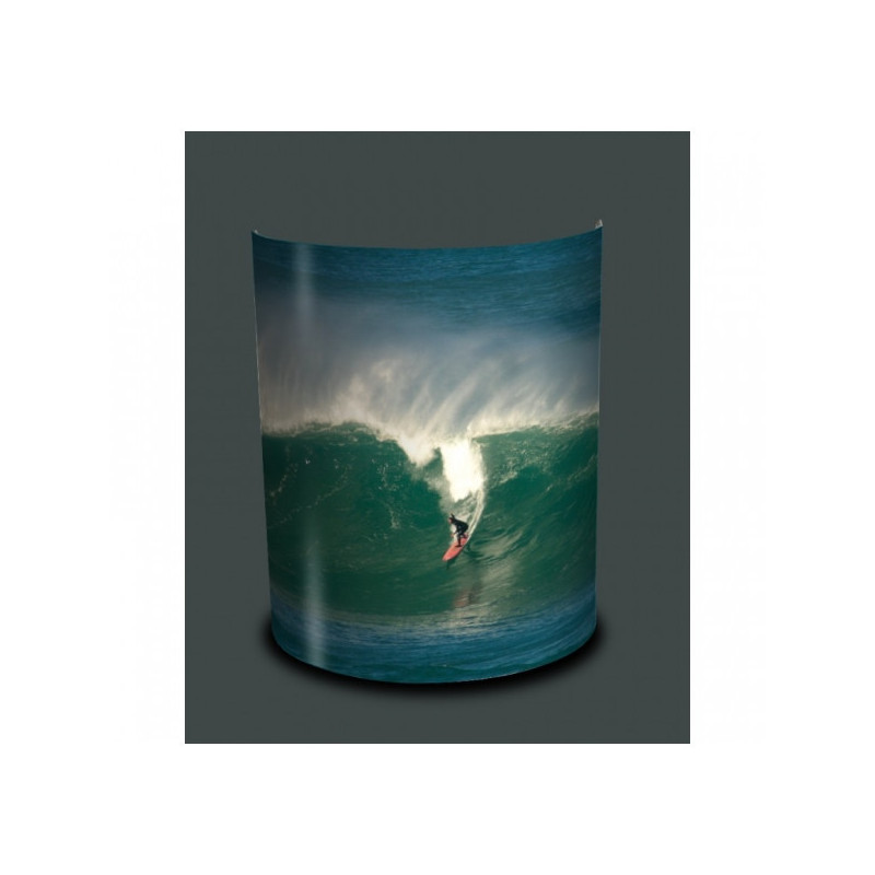 Phare-en-phare propose Applique murale sports et loisirs surfeur sur la vague -sl1321app
