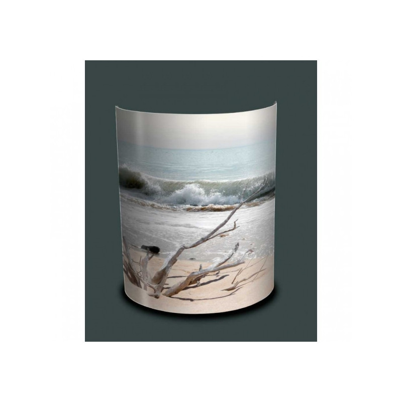 Phare-en-phare propose Applique murale vague et bois -ma1661app