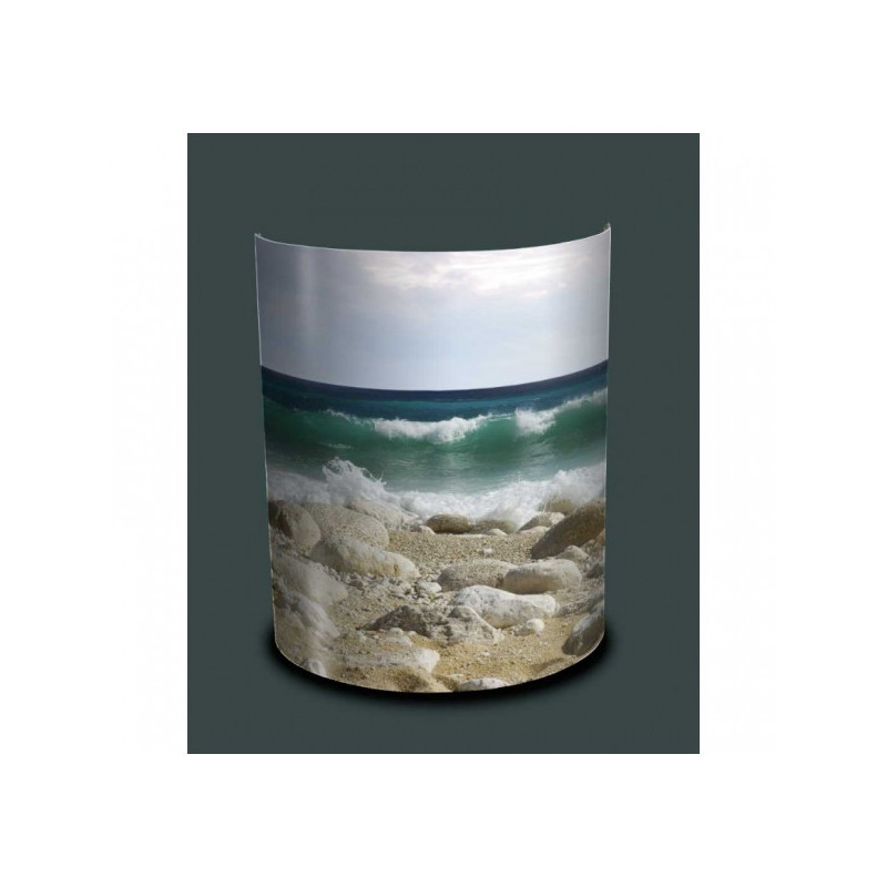 Phare-en-phare propose Applique murale galets et vagues -ma1650app