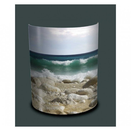 Phare-en-phare propose Applique murale galets et vagues -ma1650app