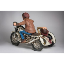 Figurine Forchino Promenade en side-car -FO85087 dans Statue et figurine
