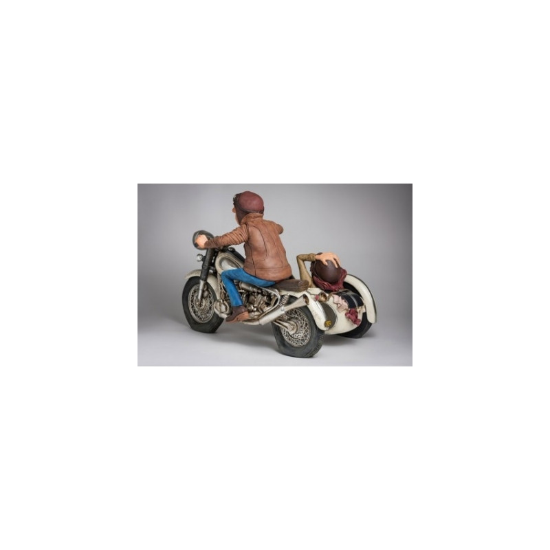 Figurine Forchino Promenade en side-car -FO85087 dans Statue et figurine
