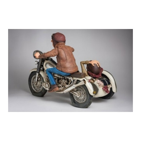 Figurine Forchino Promenade en side-car -FO85087 dans Statue et figurine