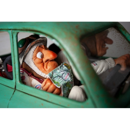 Phare-en-phare présente Grande figurine forchino collection voitures la voiture rallye -FO85088 Forchino thème Statue et figurin