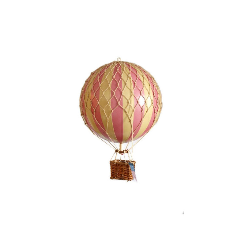 Réplique Montgolfière voyages légers, rose Décoration Marine AMF -AP161P