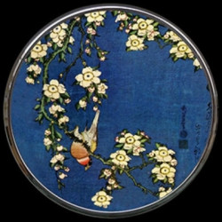 Miroir hokusai "bullfinch/blossom"s Parastone -M20HO