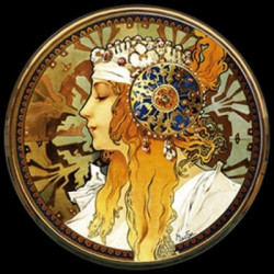 Miroir mucha "la blonde" g Parastone -M22MU