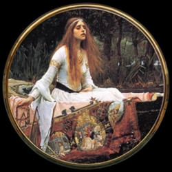 Miroir waterhouse "lady shalott" g Parastone -M18WA