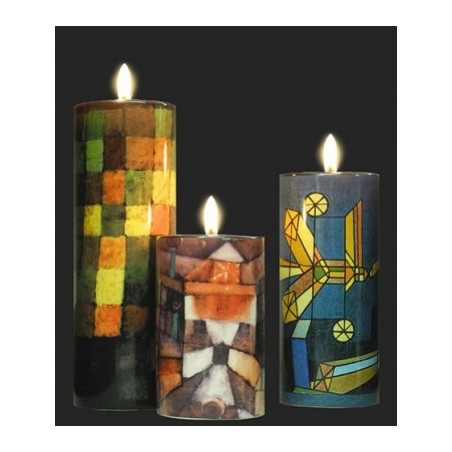 Décoration Statue résine Bougie set 3 klee ancient sound/air dra gon/rose garden 3dMouseion -TS05KLE