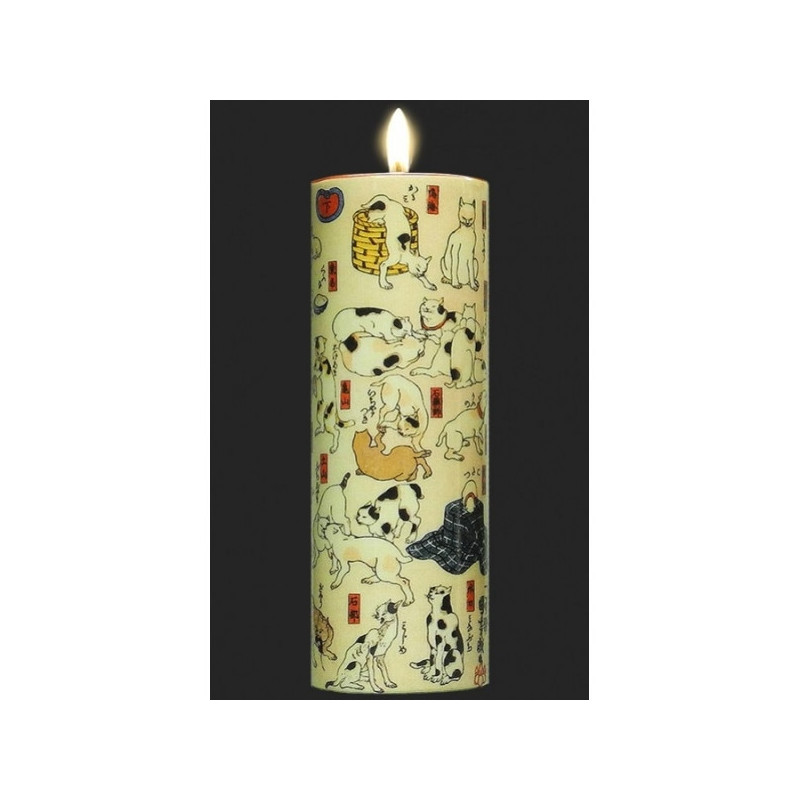 Bougie 14,5cm kuniyoshi cats statio Parastone -TC17KU