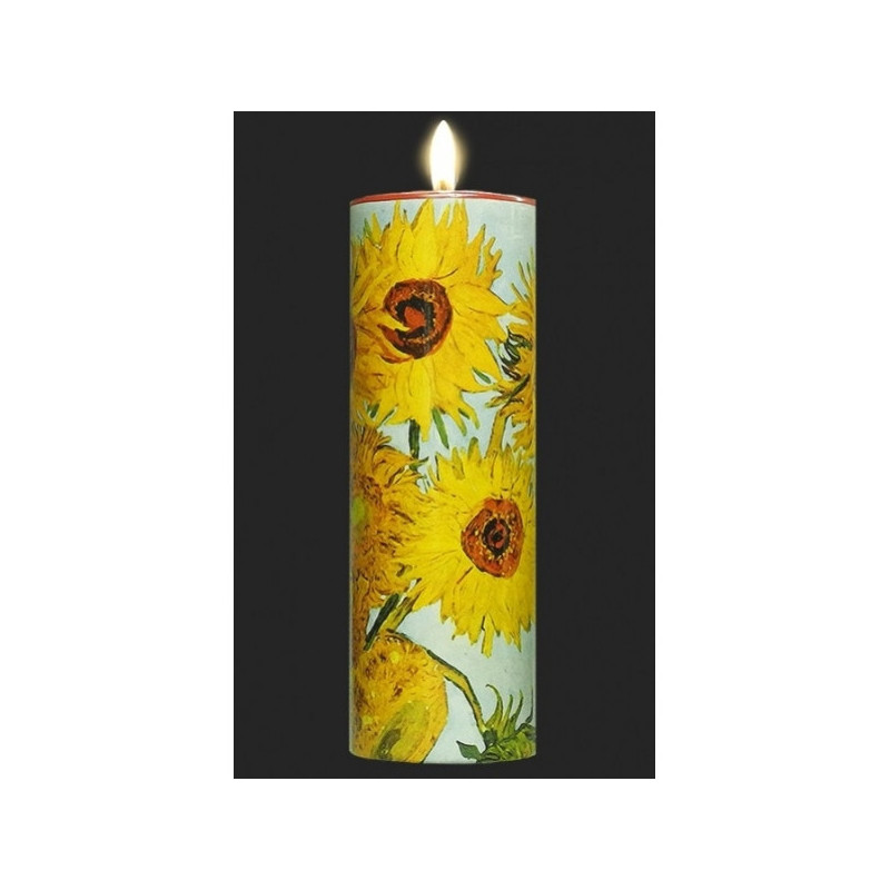Bougie 14,5cm van gogh sunflowers Parastone -TC01GO
