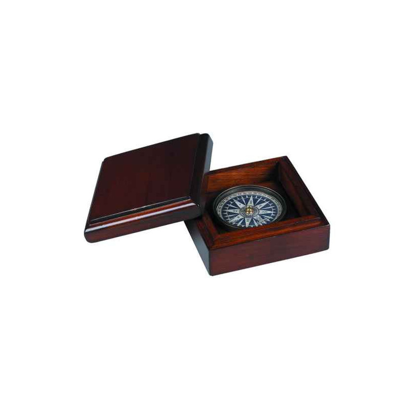 Boussole Coffret Bois -CO013 dans Décoration de la mer